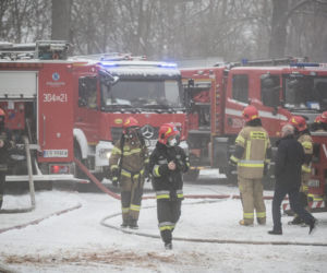 Pożar archiwum miejskiego w Krakowie