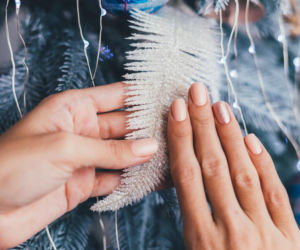 Świąteczny manicure