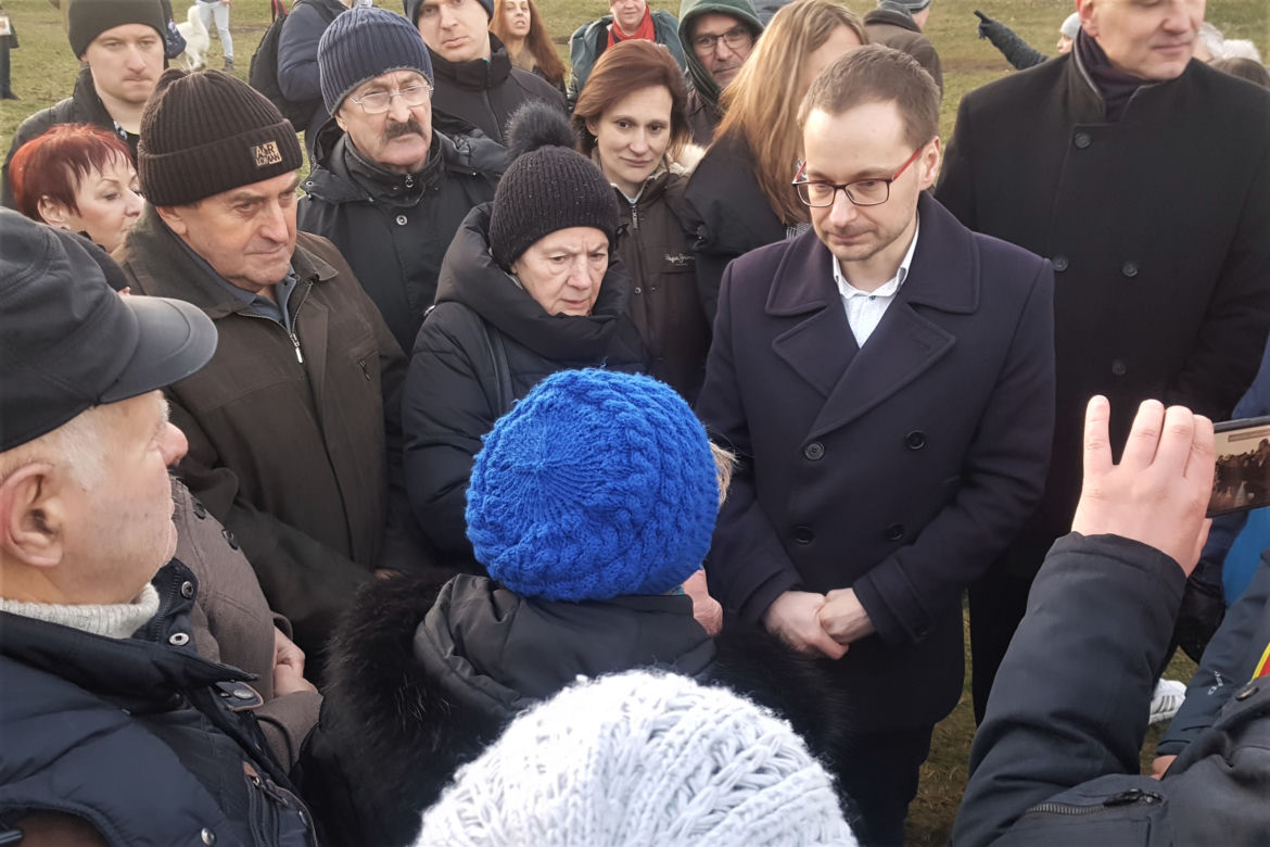 Konflikt w temacie Wybiegu Dla Psów - spotkanie w terenie