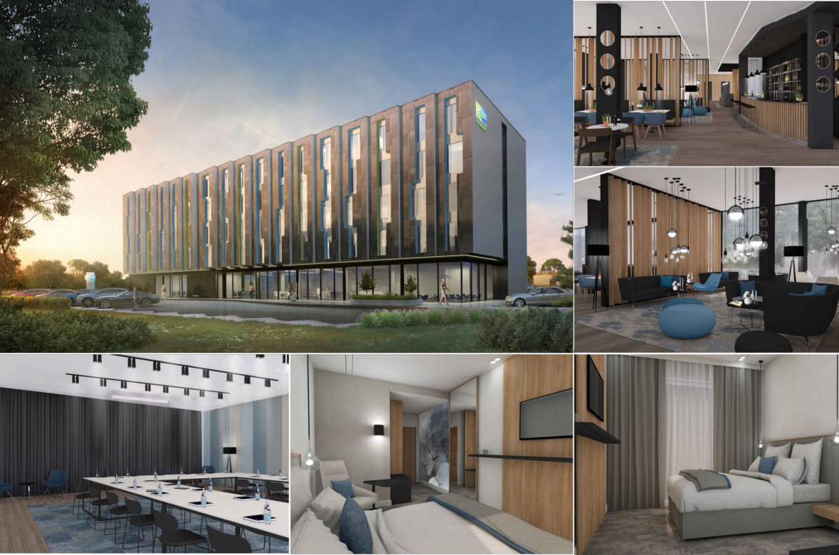 Przy lotnisku w Jasionce powstanie hotel [WIZUALIZACJE]