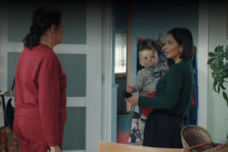 M jak miłość odc. 1927.  Marysia (Małgorzata Pieńkowska), Agnes (Amanda Mincewicz), Antoś