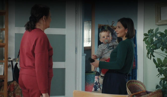 M jak miłość odc. 1927.  Marysia (Małgorzata Pieńkowska), Agnes (Amanda Mincewicz), Antoś