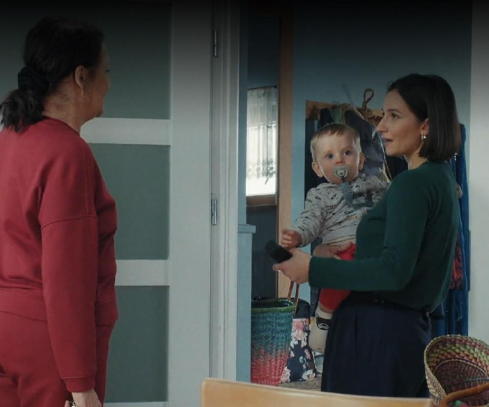 M jak miłość odc. 1927.  Marysia (Małgorzata Pieńkowska), Agnes (Amanda Mincewicz), Antoś