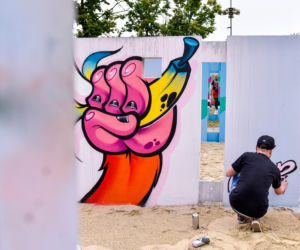 Tak wygląda sztuczna plaża przy Stadionie Śląskim. Rozkręcaliśmy tam imprezę w ramach Eska Summer City