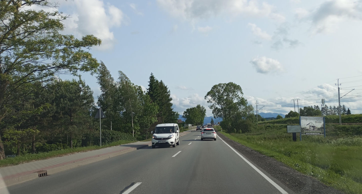 Stara zakopianka, czyli DK 47 Nowy Targ - Zakopane
