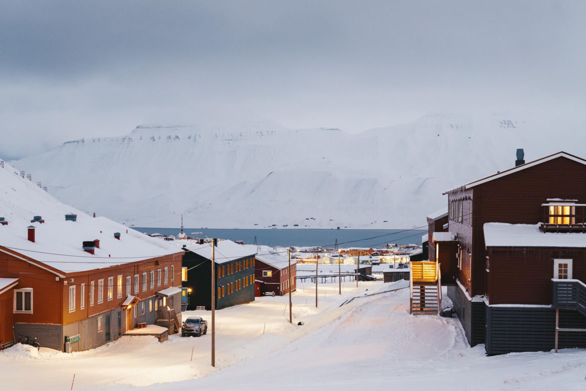 Longyearbyen na Svalbard