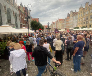 Protest w obronie mediów w Gdańsku