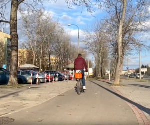 Nowa ścieżka rowerowa wzdłuż ul. Armii Krajowej w Krakowie