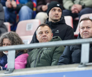 Mecz Piast Gliwice - Legia Warszawa. Kibice na stadionie