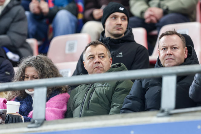 Mecz Piast Gliwice - Legia Warszawa. Kibice na stadionie