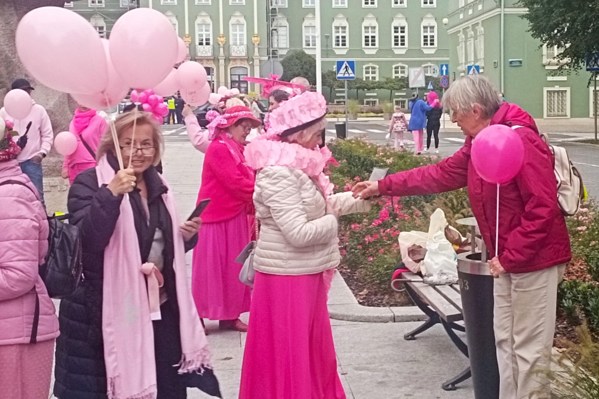 Marsz Różowej Wstążki w Szczecinie