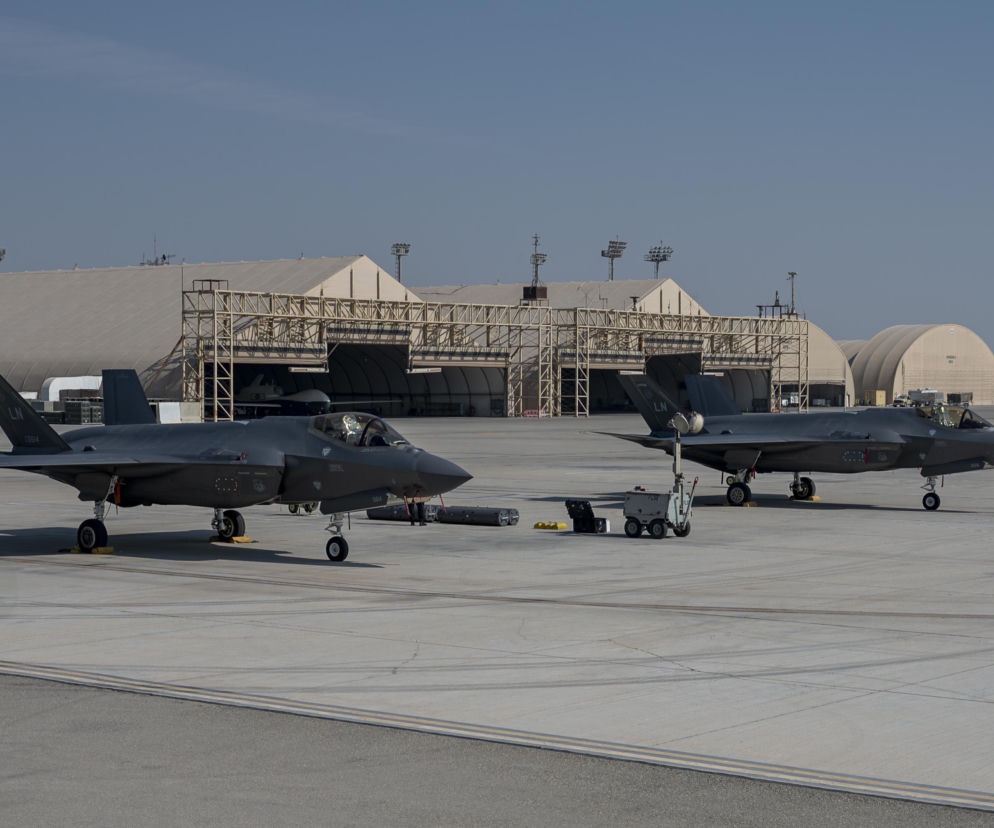 F-35 w bazie Al Dhafra w listopadzie 2025 r.