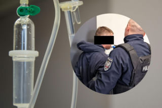 Poszedł z ojcem do lekarza. Po usłyszeniu zaleceń mężczyzna wpadł w szał