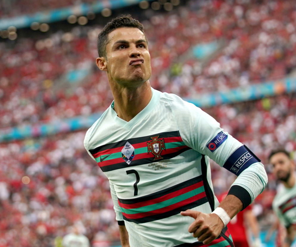 Euro 2021. Mecz Węgry - Portugalia 0:3. Cristiano Ronaldo NAJLEPSZYM STRZELCEM w historii