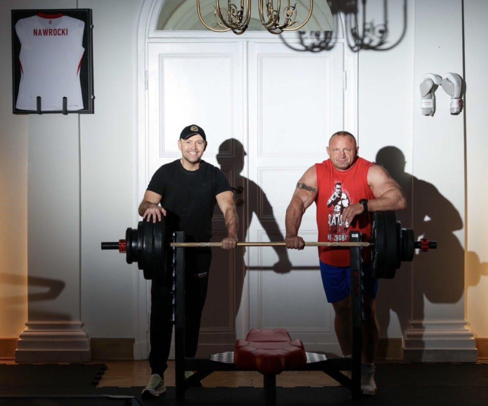 Karol Nawrocki i Mariusz Pudzianowski