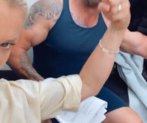 M jak miłość. Andrzejek (Tomasz Oświeciński), Marzenka (Olga Szomańska)