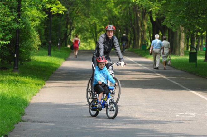 Klan Kupichów na rowerach