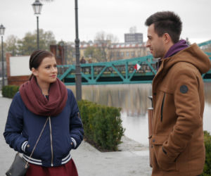 Pierwsza miłość odcinek 2426 Mikser (Błażej Michalski) Marta (Joanna Jarmołowicz)