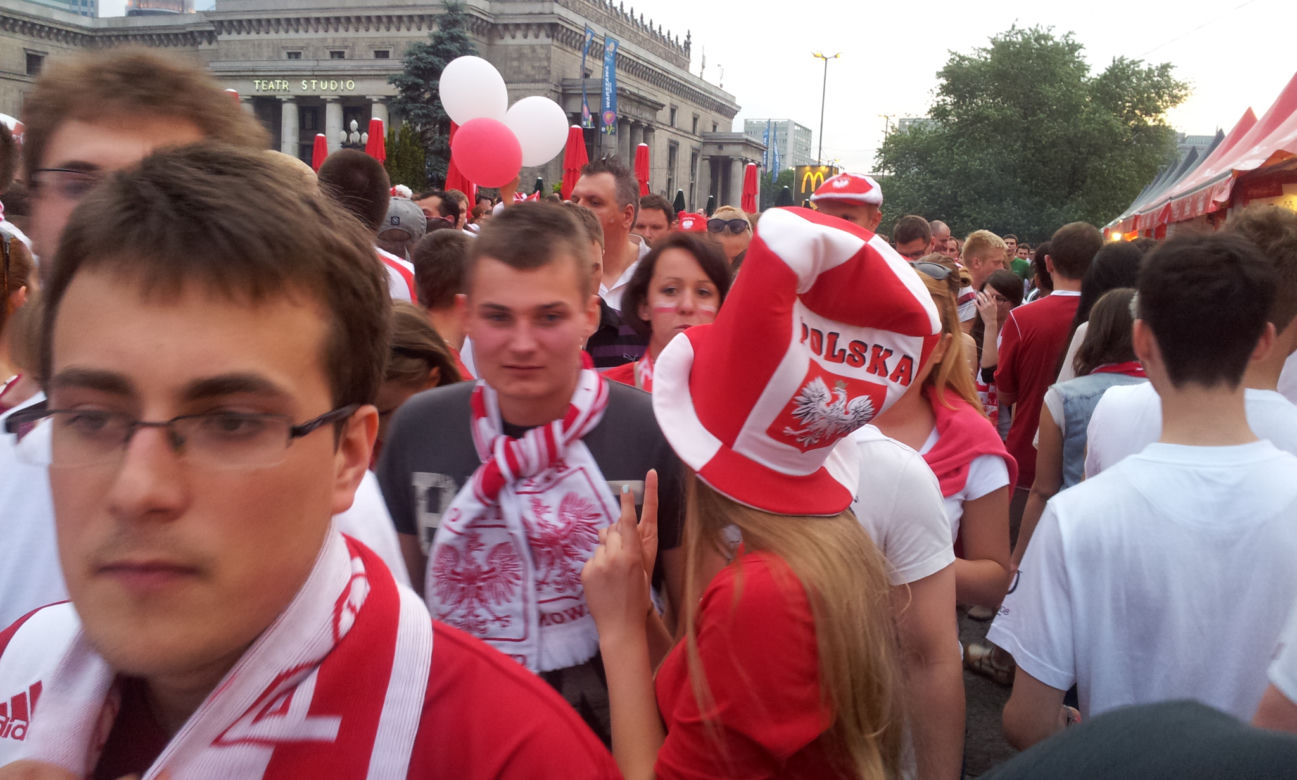 Strefa kibica w Warszawie