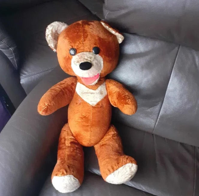 Maskotka miś Uszatek 60 cm PRL lata 70