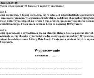 Egzamin ósmoklasisty 2020 z języka polskiego! Arkusze CKE z 2019 roku