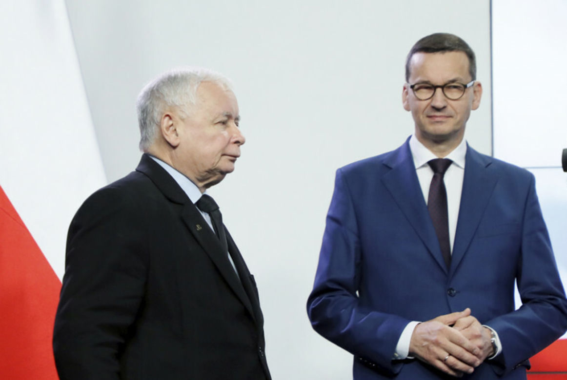 Jarosław Kaczyński i Mateusz Morawiecki