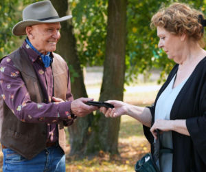 Barwy szczęścia odc. 3327. Józefina Rawiczowa (Elżbieta Jarosik), Tolek Koszyk (Marek Siudym)