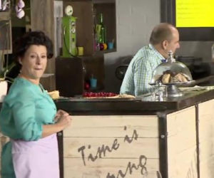 Przepis na życie 5.  Irena (Dorota Kolak) - na planie serialu