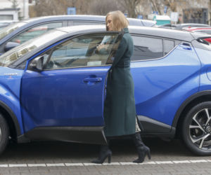 Agnieszka Kaczorowska-Pela jeździ Toyotą C-HR