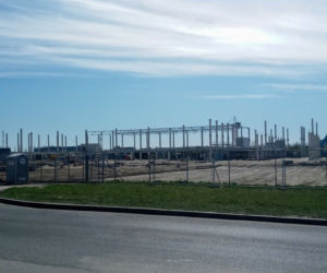 Budowa sklepu IKEA w Szczecinie - kwiecień 2020