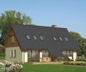 Projekt U08a Budynek agroturystyczny