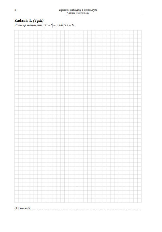 Matematyka 2013 p. rozszerzony