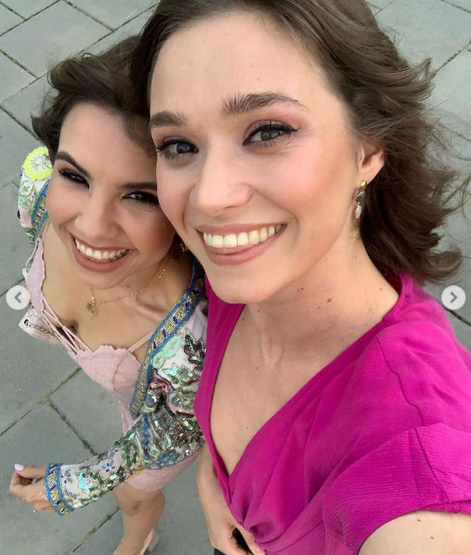 Impreza gwiazd M jak miłość. Ilona Janyst (Aneta), Klaudia Kulinicz (Laura)