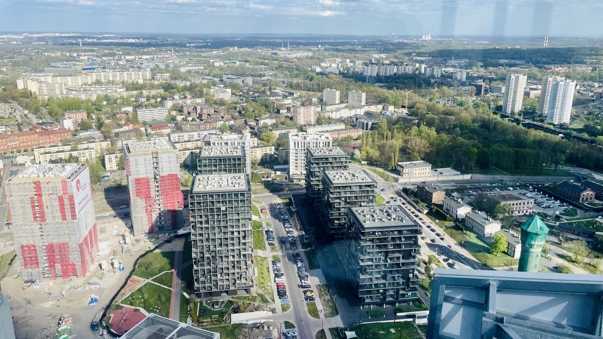 Taras widokowy na 36. piętrze wieżowca Atal Olimpijska w Katowicach