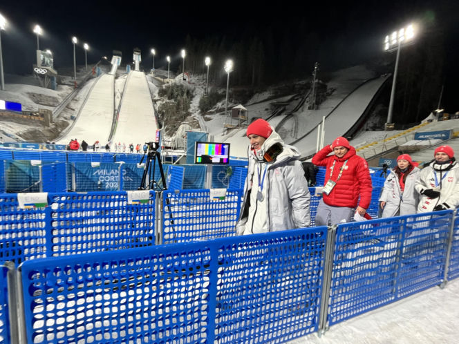 Kacper Tomasiak i Paweł Wąsek z medalami olimpijskimi