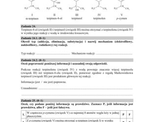 Matura 2020 ARKUSZE CKE: Chemia