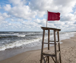 Sinice Łeba. Czy w Łebie można się kąpać 28.07? Flaga, warunki pogodowe