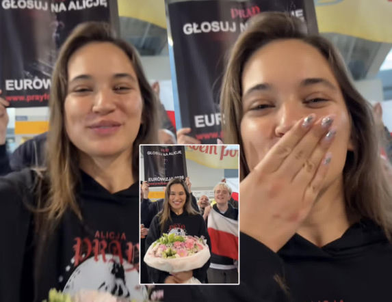 Szemplińska w Polsce po finale Eurowizji. Na lotnisku trudno było ją rozpoznać!