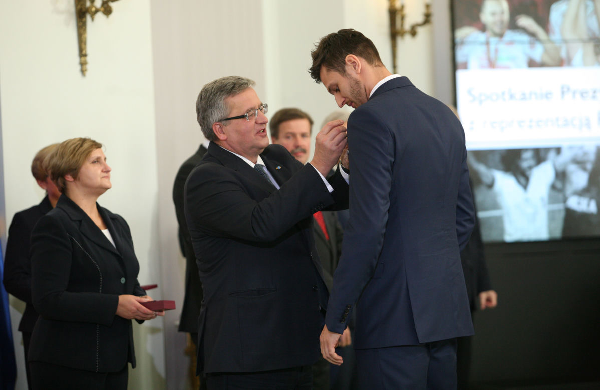 Siatkarze u prezydenta