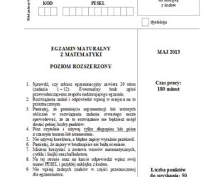 Matematyka 2013 p. rozszerzony