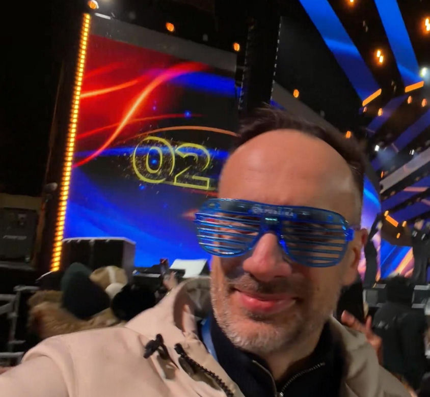 Janusz Kowalski na sylwestrze TV Republika