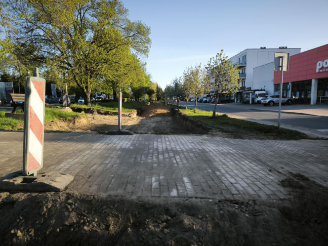 Budowa ścieżki rowerowej na Gronowie