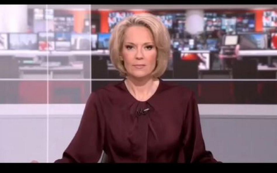 Kasia Madera na prezentacji BBC News Polska