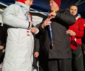 Powitanie Kacpra Tomasiaka w Bystrej 18.02.2026