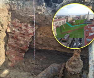 XVIII‑wieczne fortyfikacje pod placem w centrum miasta. Niezwykłe odkrycie podczas prac wodociągowych