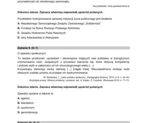 Matura 2021: WOS. Pytania, arkusze CKE, zadania [Matura 11.05.2021]