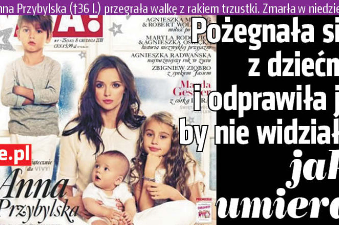 Pożegnała się z dziećmi i odprawiła je by nie widziały