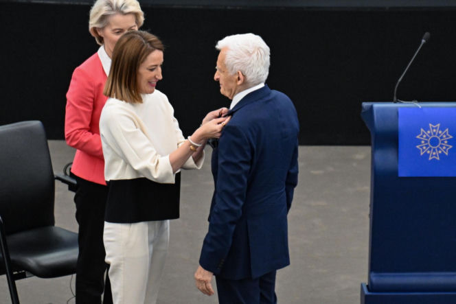 Uroczystość wręczenia Europejskich Orderów Zasługi