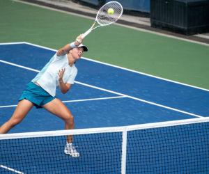 Trening Igi Świątek na US Open