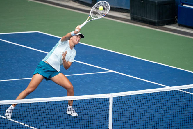 Trening Igi Świątek na US Open